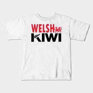 Welsh Kiwi (for light backgrounds) Kids T-Shirt